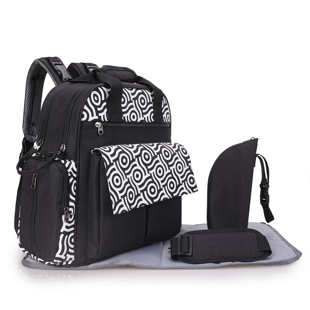 Multifunctional Diaper Bag with Insulated Compartments Kalsten