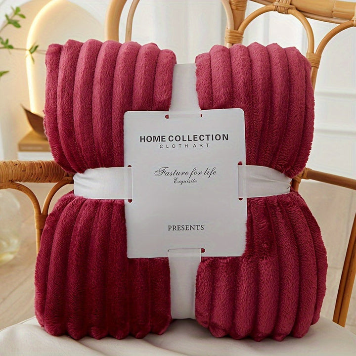 Luxury Flannel Polyester Blanket – Ultimate Comfort & Warmth Noxord
