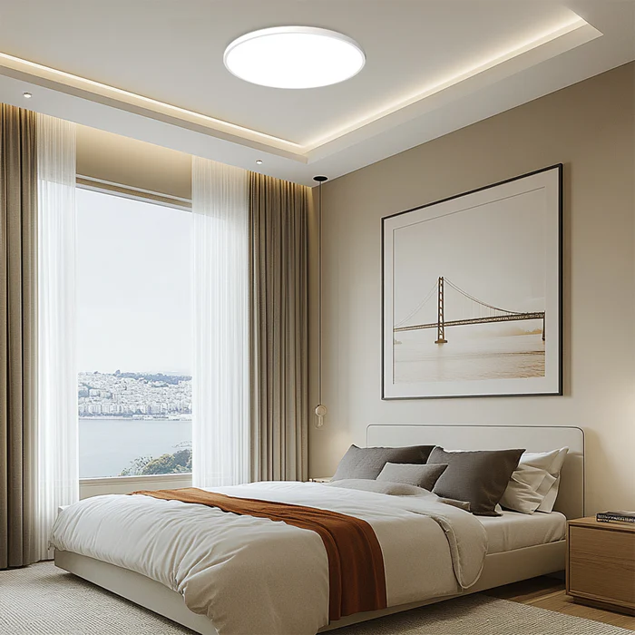 Round Modern LED Flush Ceiling Light Noxord