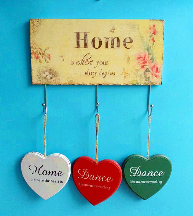 Decorative Family Wall Hook Rack