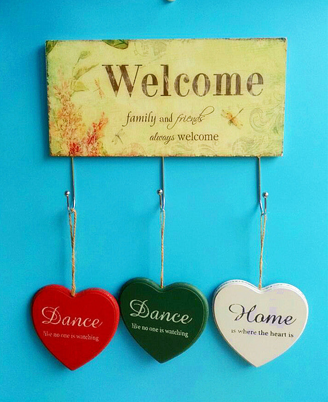 Decorative Family Wall Hook Rack