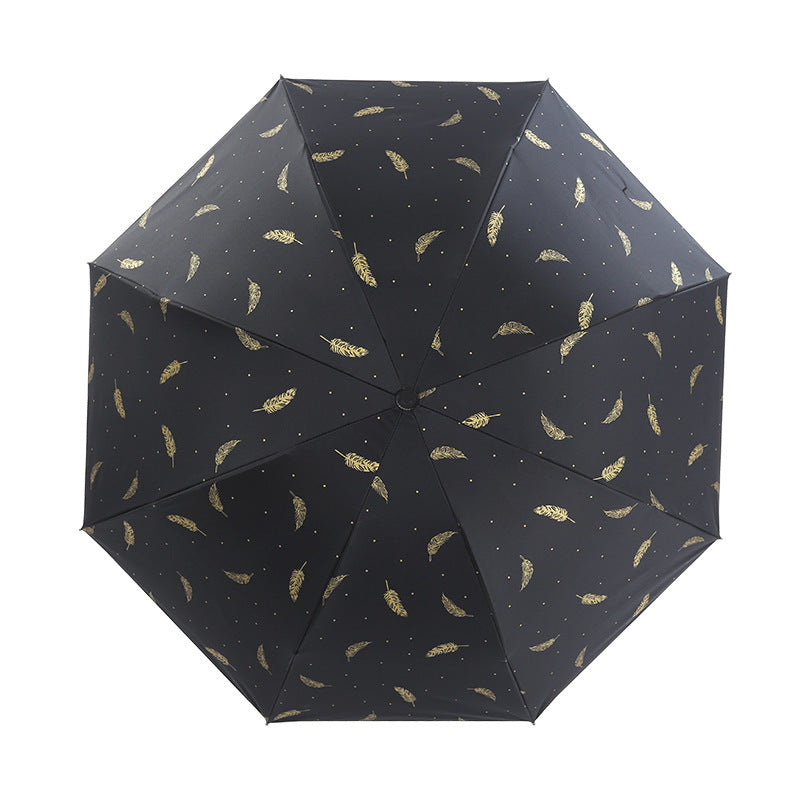 Ladies Automatic Folding Umbrella with Elegant Spring Design Kalsten