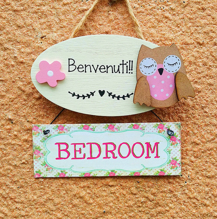 Decorative Wooden Animal Theme Wall Hanger Signal
