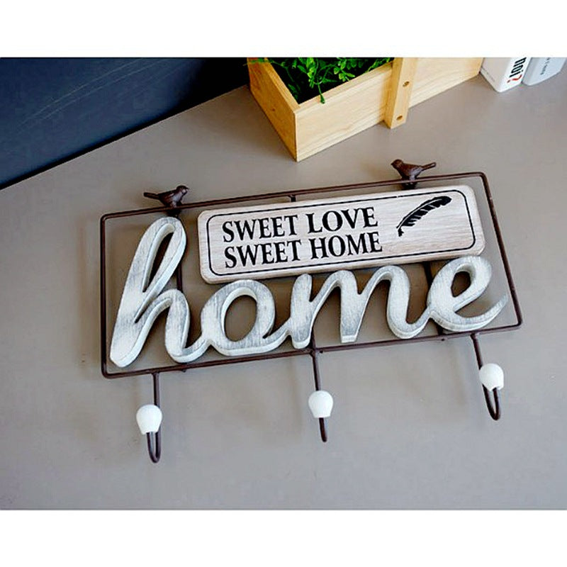 Decorative Wall Hook Shelf