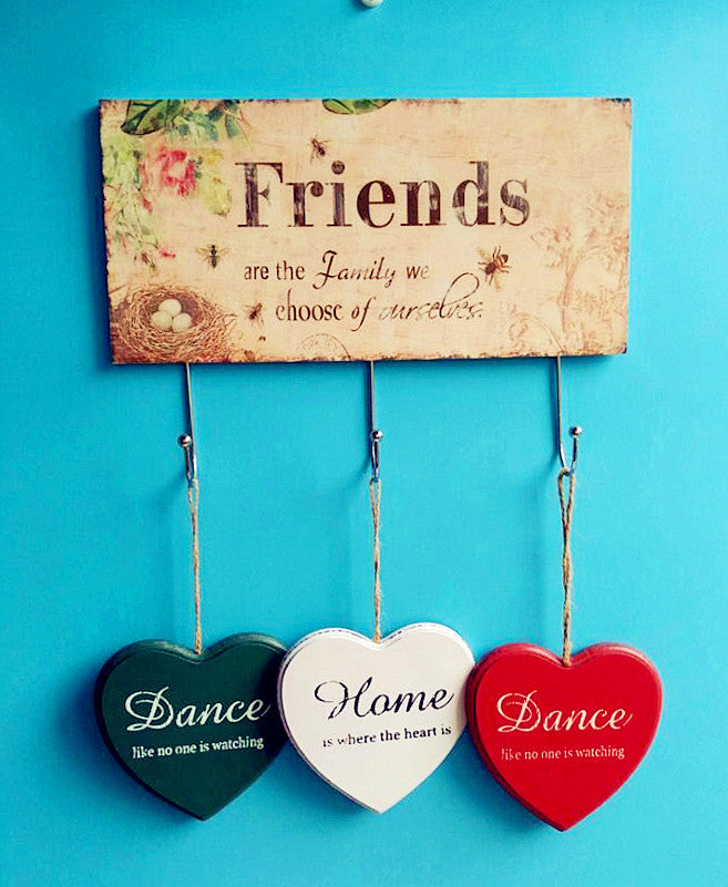 Decorative Family Wall Hook Rack