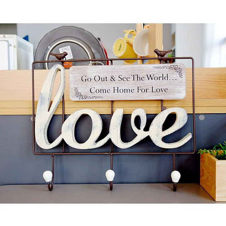 Decorative Wall Hook Shelf