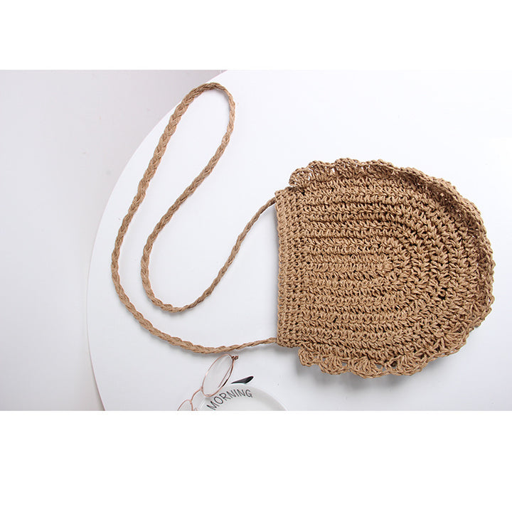 Handcrafted shoulder bag with perforated design Kalsten