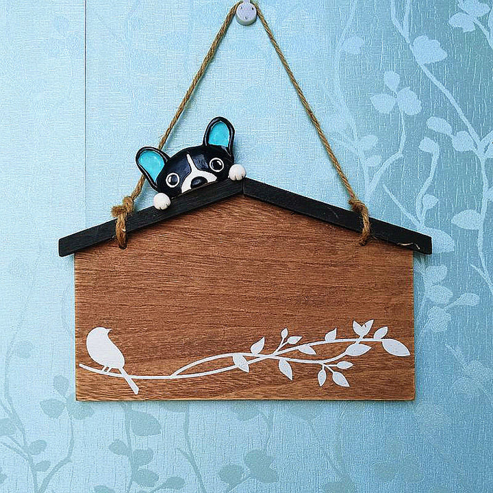 Decorative Dog Theme Wall Hanging Sign