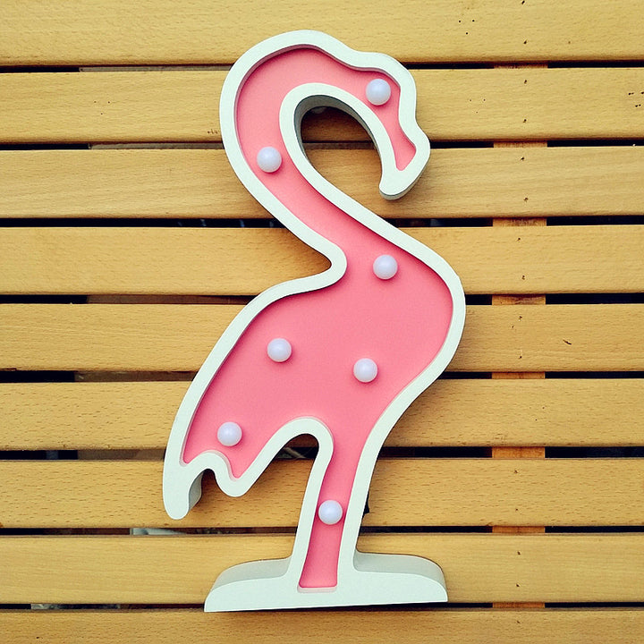 Flamingo-shaped Decorative Wall Art
