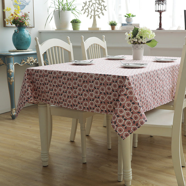 Elegant Floral Tablecloth