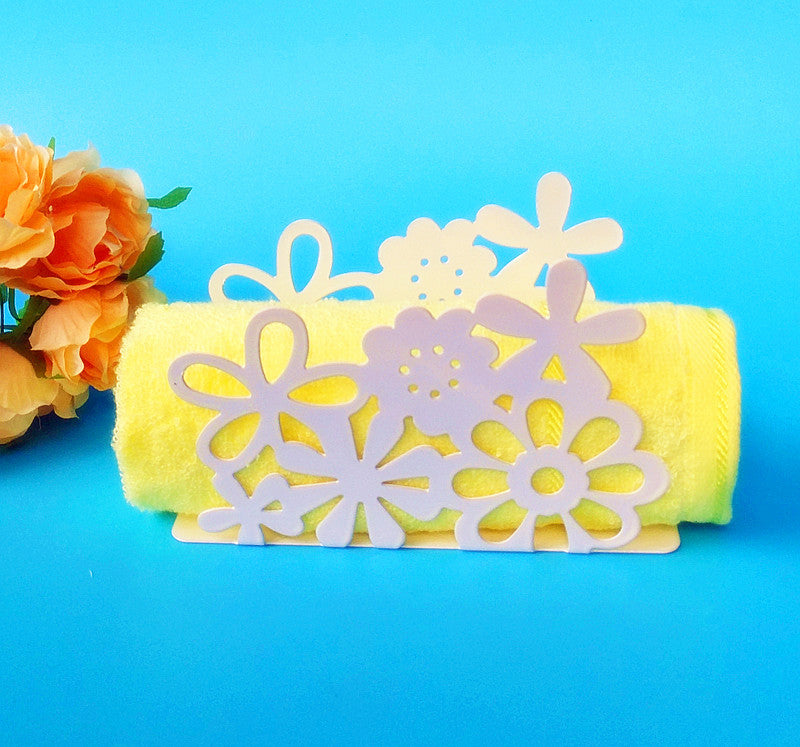 Decorative Flower Towel Holder