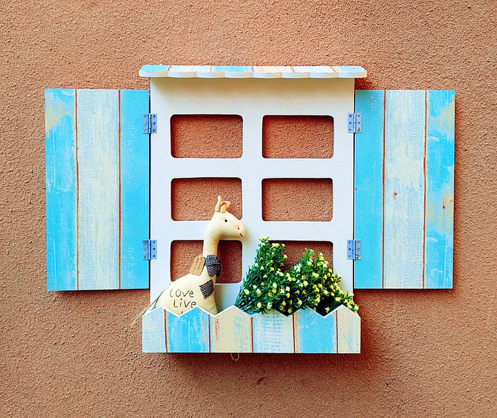 Decorative Wall Planter with Open Door Design