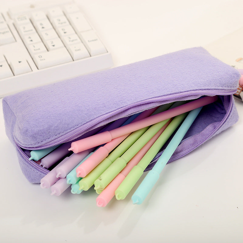 Premium Felt Zippered Pencil Case