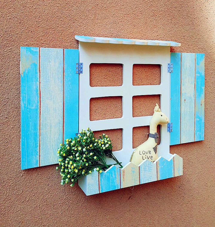 Decorative Wall Planter with Open Door Design
