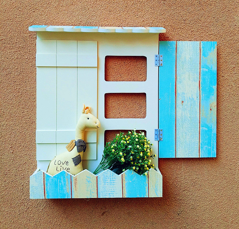 Decorative Wall Planter with Open Door Design