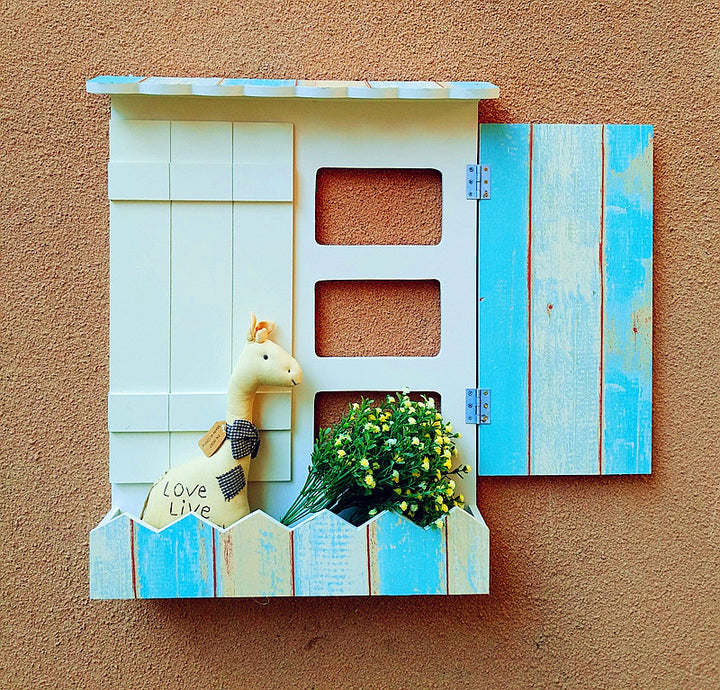 Decorative Wall Planter with Open Door Design