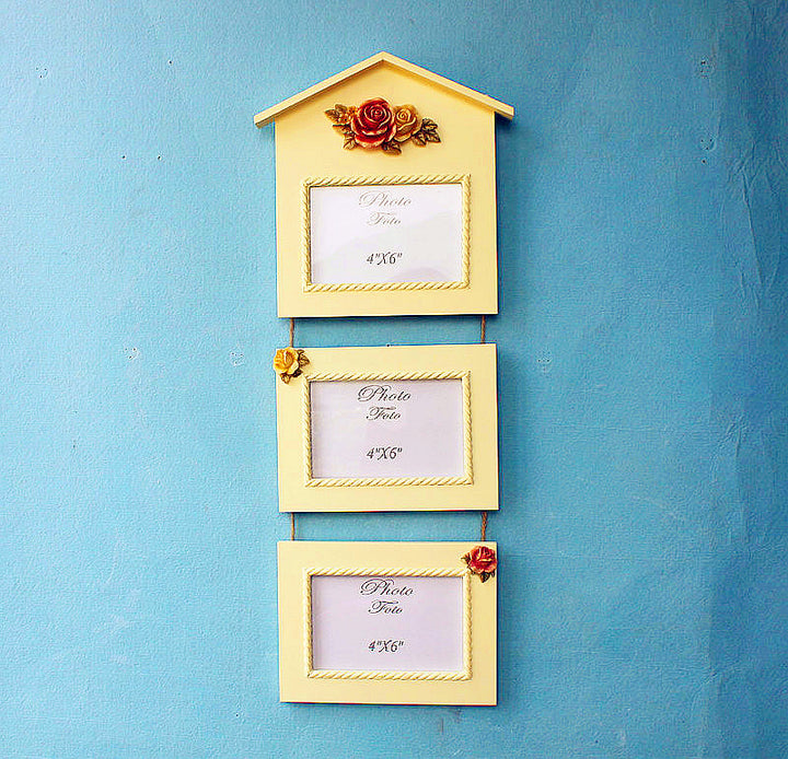 Decorative Triptych Photo Frame
