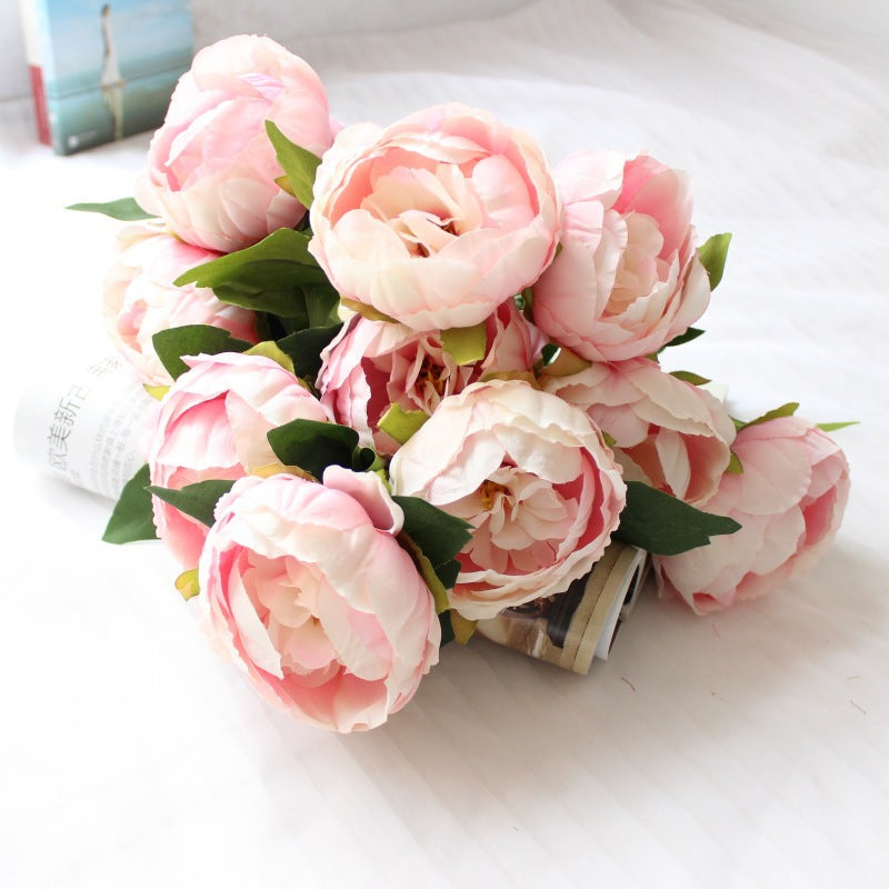 Artificial Peony Bouquet