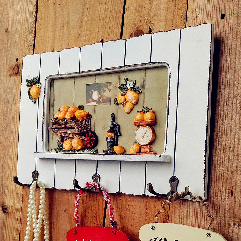 Decorative Nature-inspired Wall Hook Rack