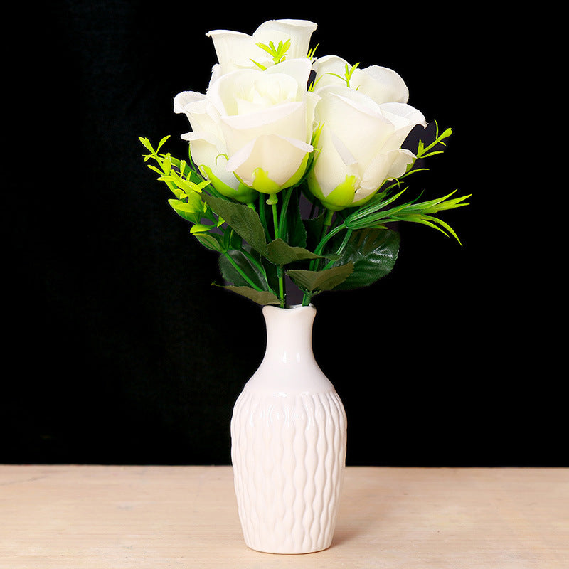 Textured Ceramic Flower Vase Kalsten 1790310283