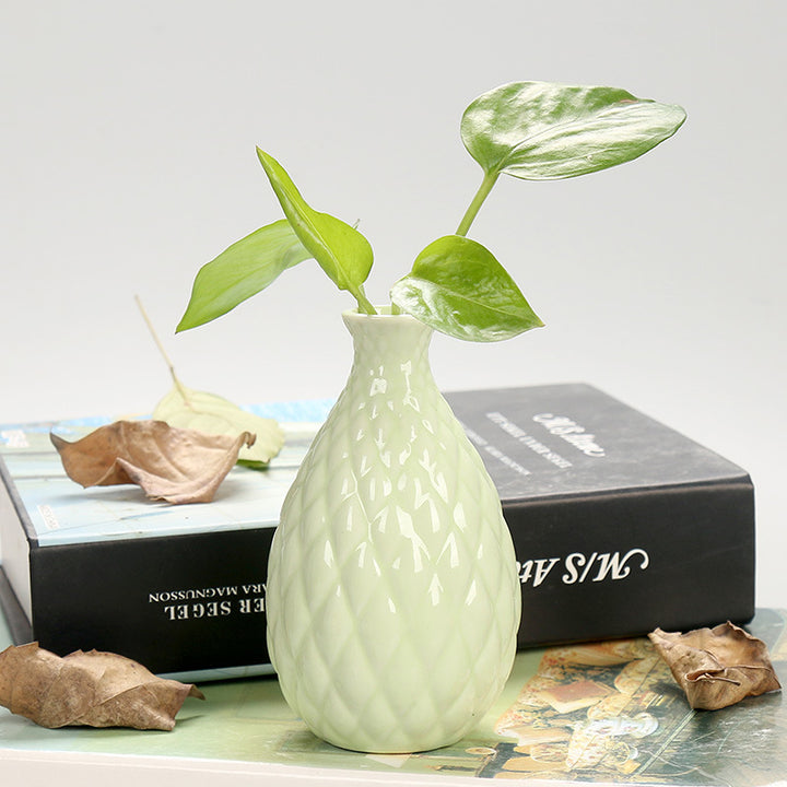 Decorative Textured Ceramic Flower Vase Kalsten
