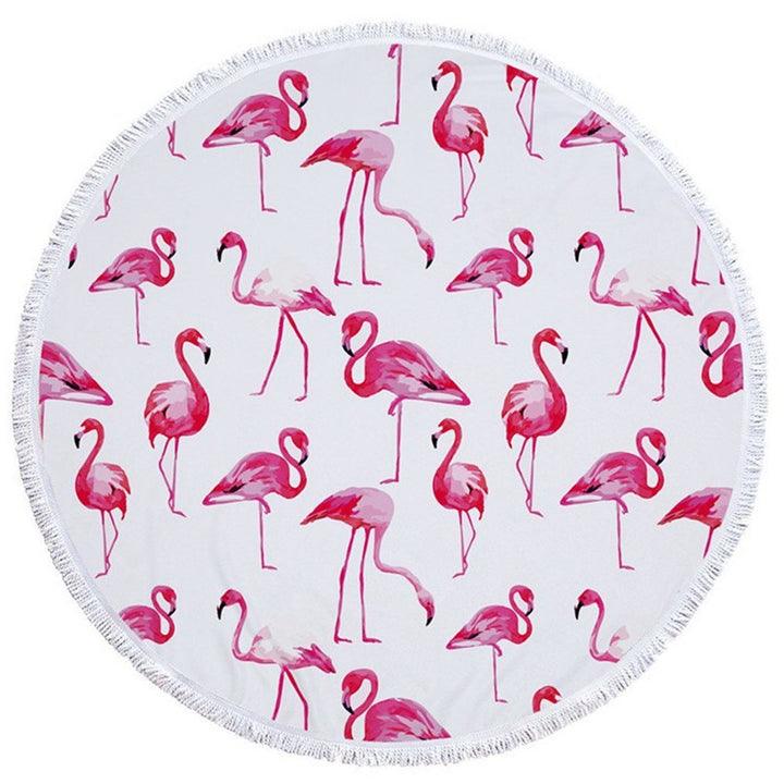 Beach towel in funny Hamburger design Kalsten