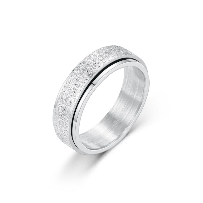Rotating anxiety rings relieve stress for women and men