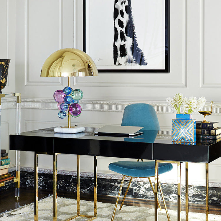 Luxurious Modern Glass Bubble Accent Lamp