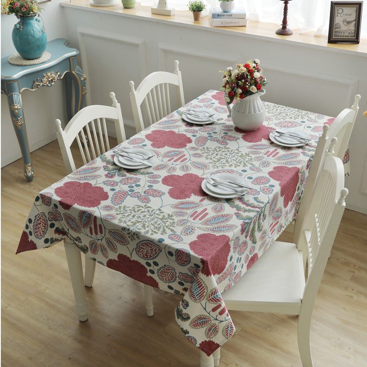 Elegant Floral Tablecloth