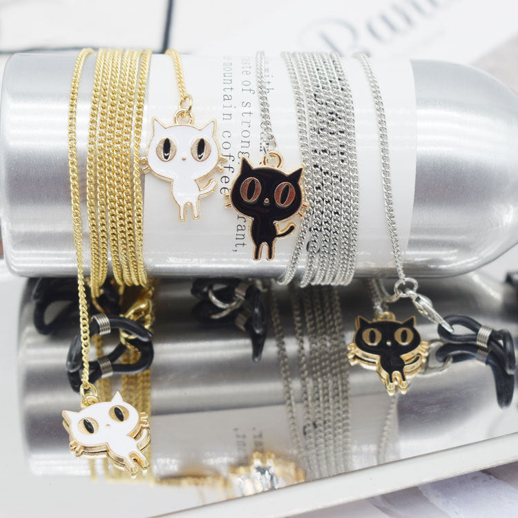Cat Charm Pendant Necklace Kalsten
