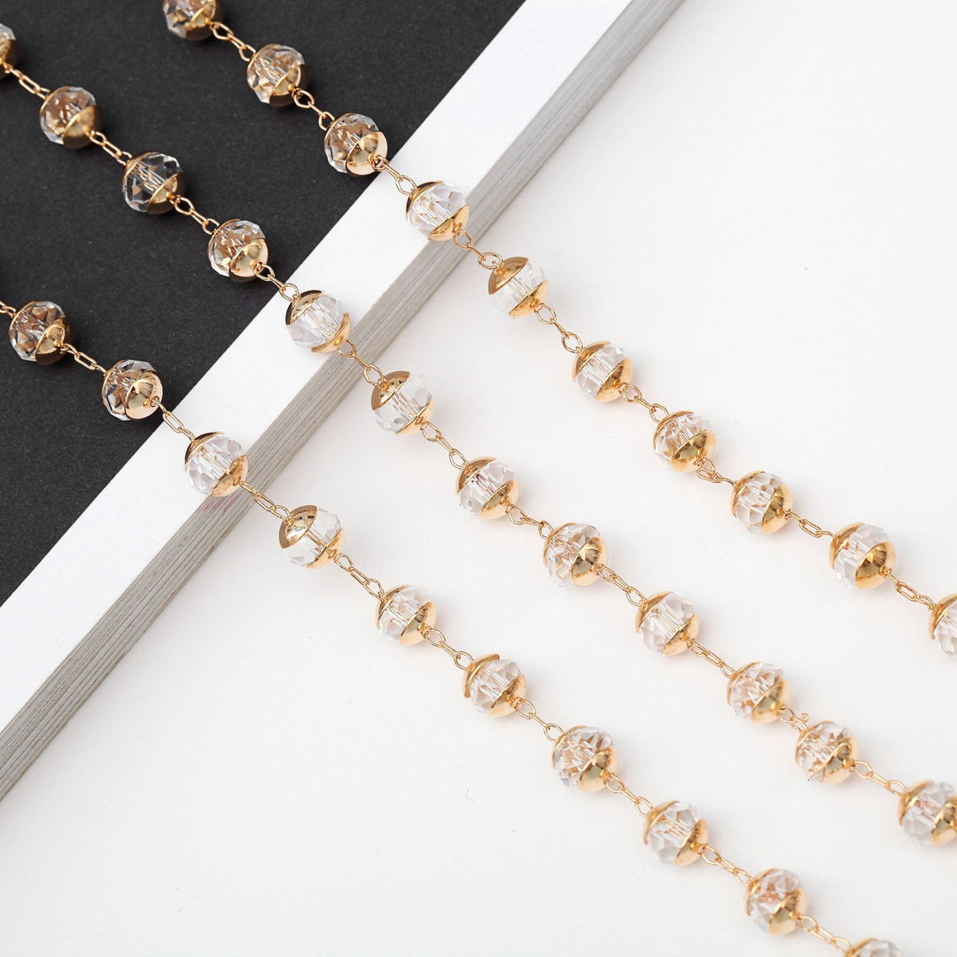 Elegant Crystal Eyewear Chain Kalsten