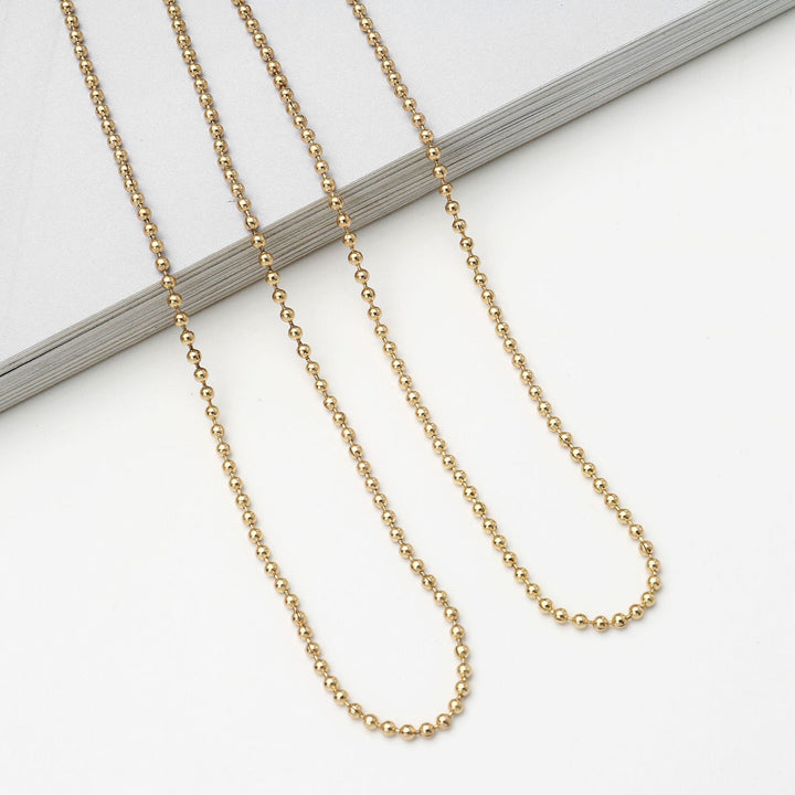 Eyewear Holder Chain with Metal Ball Beads Kalsten