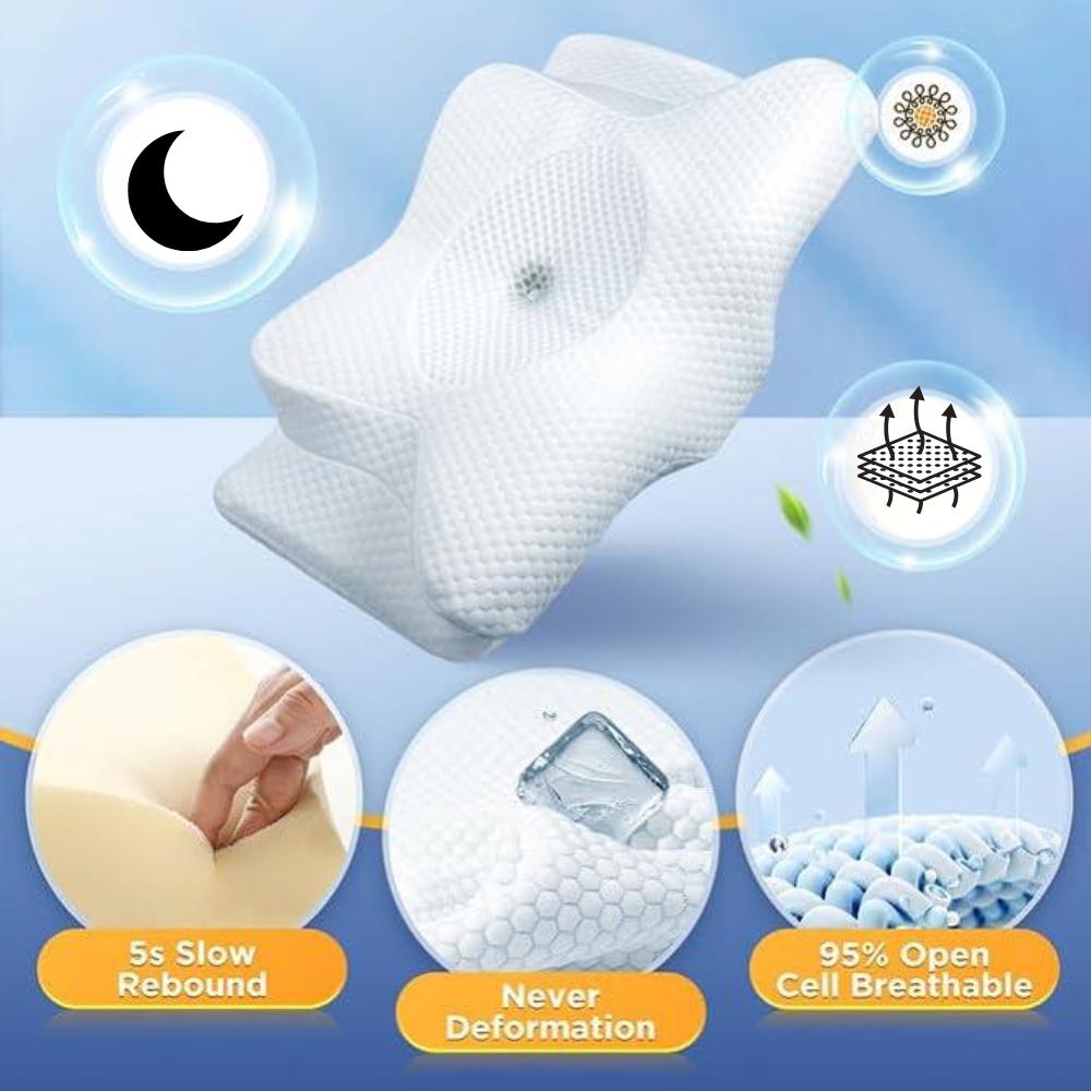 Anti-Snore Memory Foam Pillow