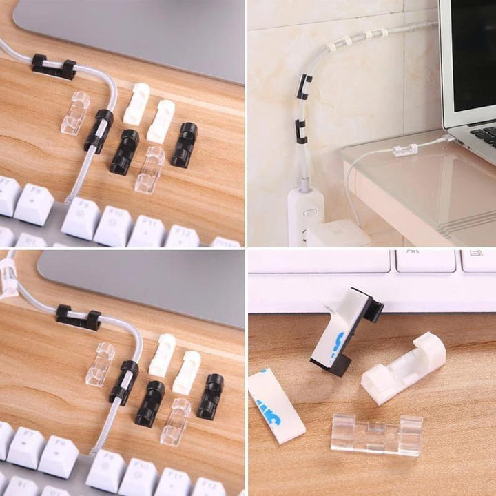 Self-adhesive Wire/Cable Clips in Plastic | Kalsten