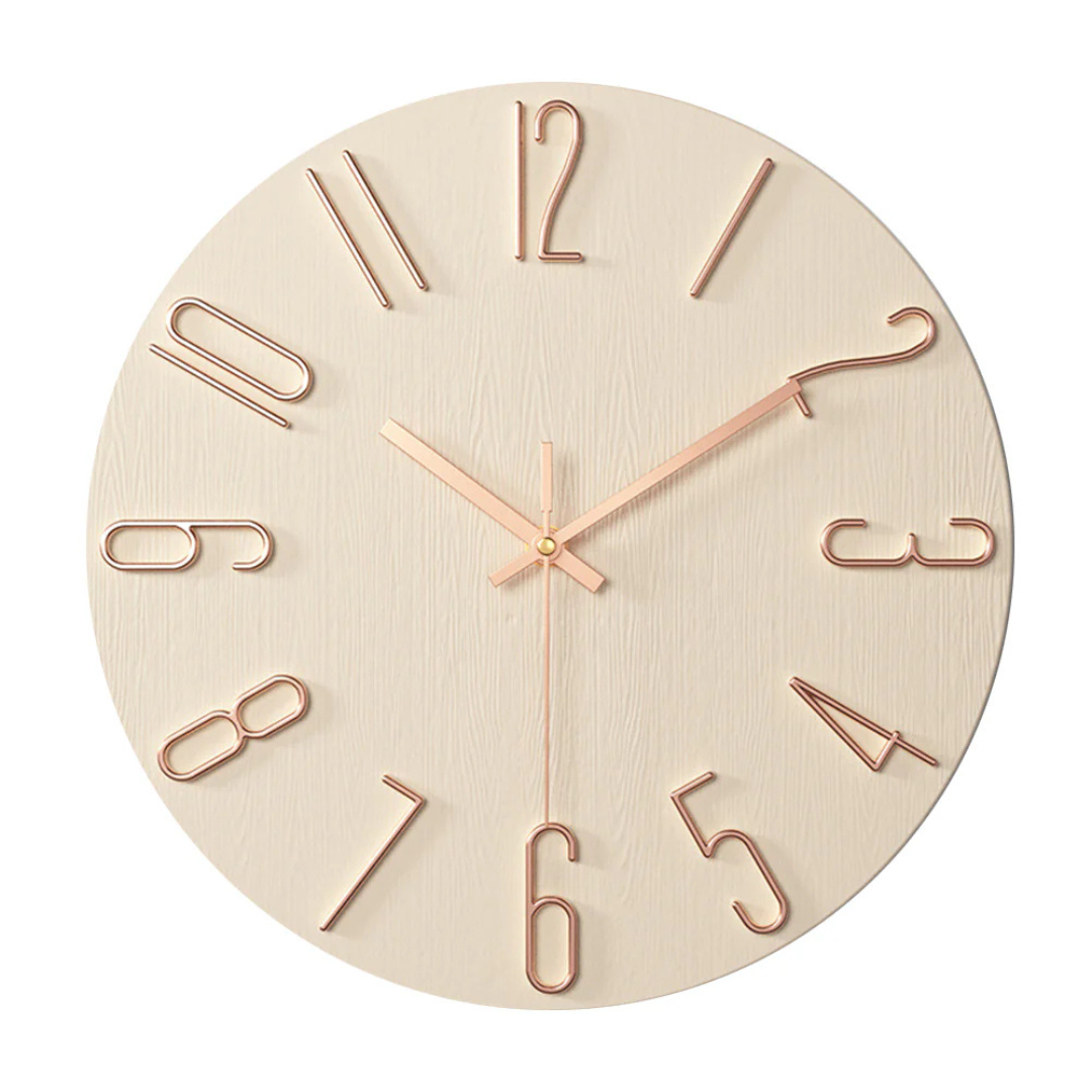 Kalsten | Designer wall clock for the living room with a simple form and style