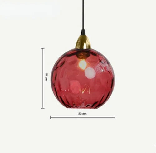 Glass Sphere Pendant Lamp - LumiSphere | Kalsten