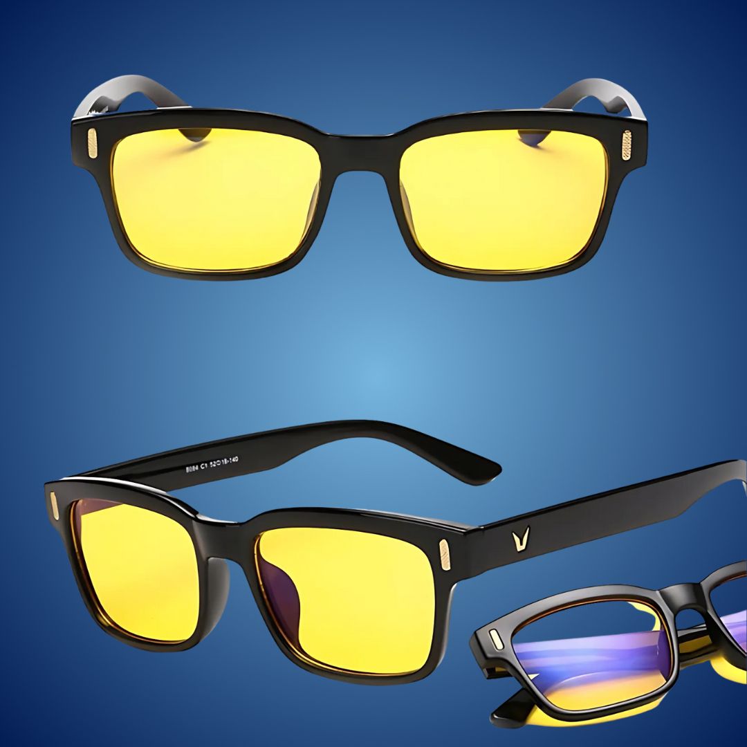 EyeShield Pro Blue Light Blocking Computer Glasses | With UV Protection - Reduces Eye Strain - Improves Sleep Quality - Relieves Eye Fatigue Noxord