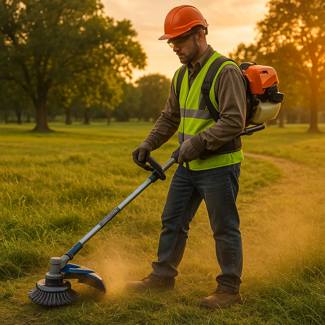 GrassCut TurboHead – Universal 6-Blade Weed Brush for Trimmers | Kalsten