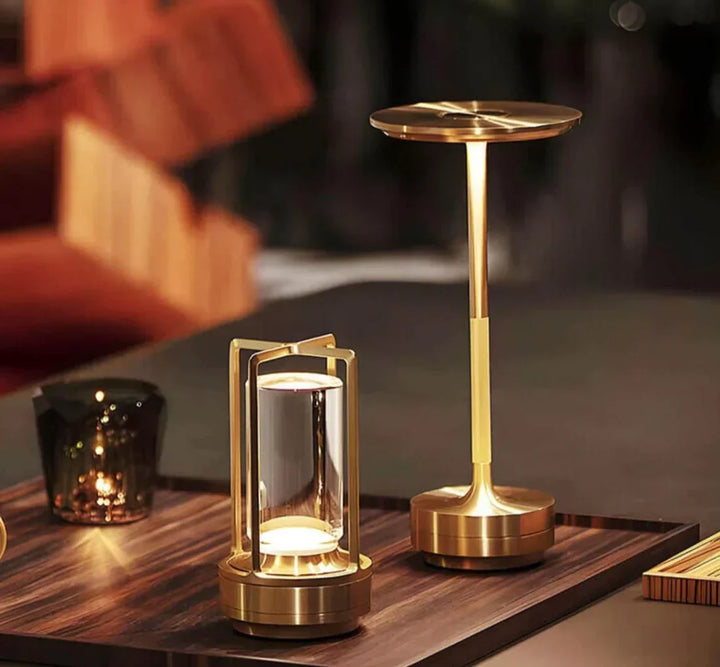 Waterproof and Portable Crystal Table Lamp - AuroraGlow | Noxord