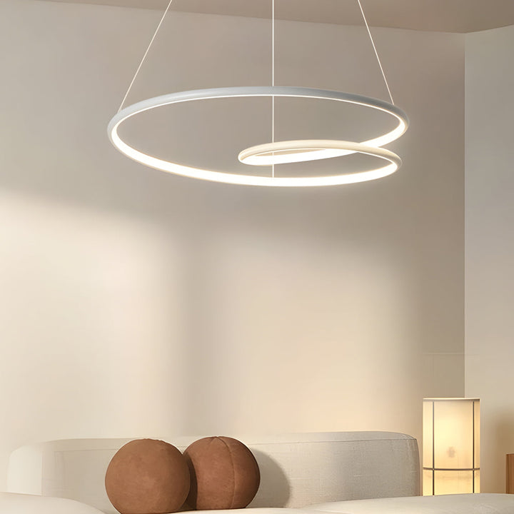 Modern LED Dimmable Pendant Light - Height Adjustable Ceiling Light for Dining Room & Living Room | Kalsten