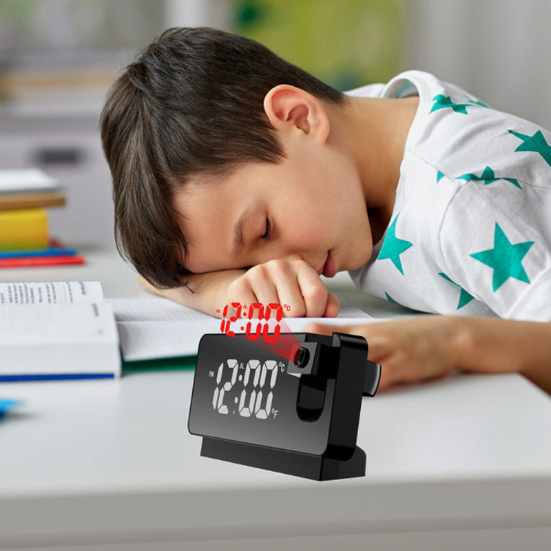 Modern Alarm Clock Projector | Multifunctional Alarm Clock with Projection | Kalsten