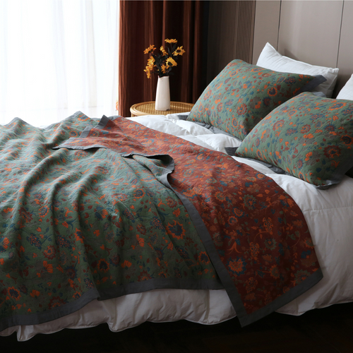 Gothel™ Retro Flower Blanket – Luxury Vintage Atmosphere Noxord