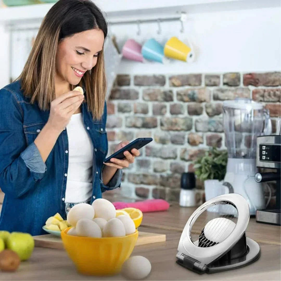 Kalsten | Stainless Steel 3-in-1 Egg Slicer
