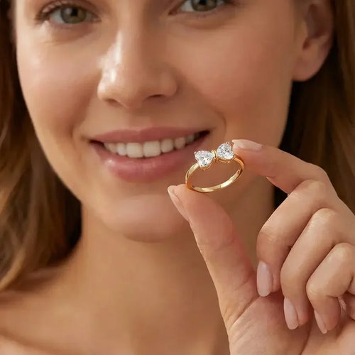 Noxord | S925 Moissanite Feminine Bow Ring