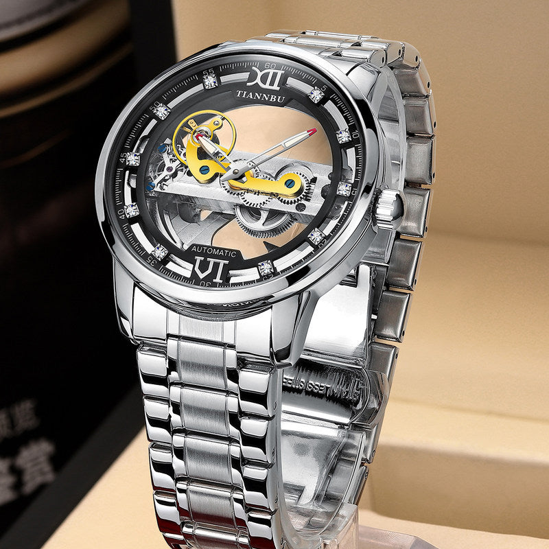 Noxord | Skeleton Tourbillon Ultra Thin Automatic Mechanical Watch