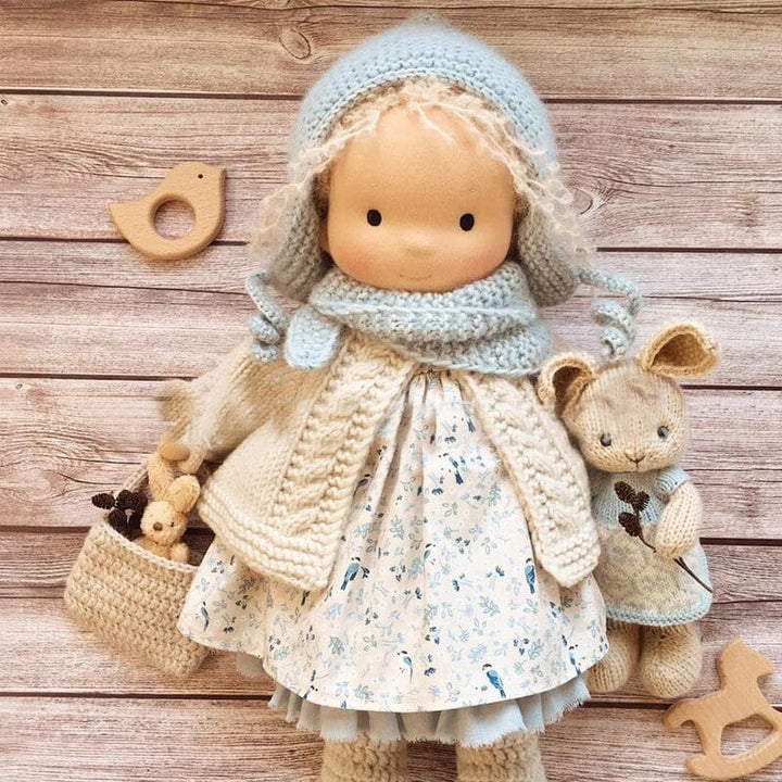 Handmade Waldorf doll Kalsten