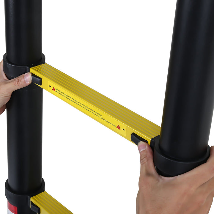 Telescopic Ladder Aluminum with Removable Hook | Kalsten