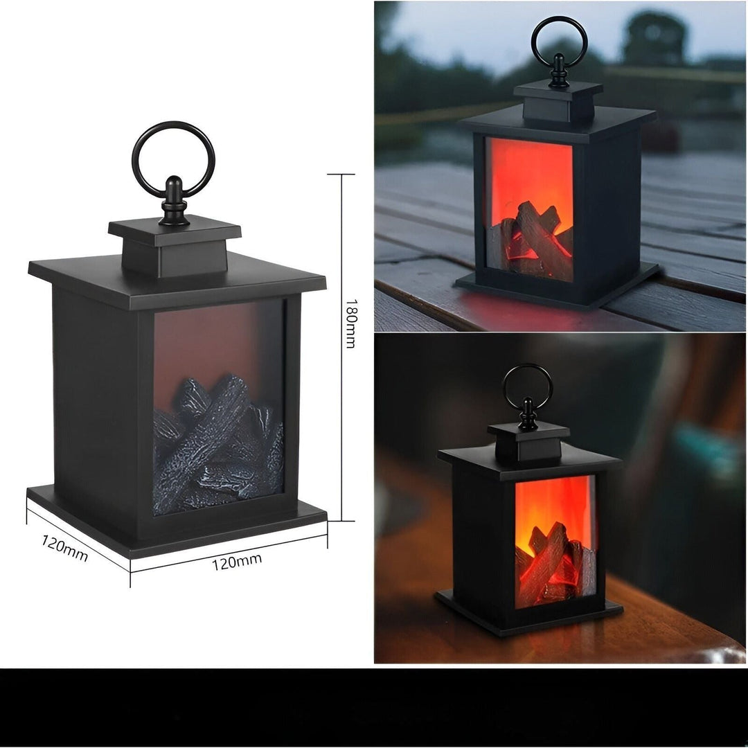 RadiantFlame LED Lantern – Realistic Flame Table Lamp for Cosy Ambient Lighting | Kalsten