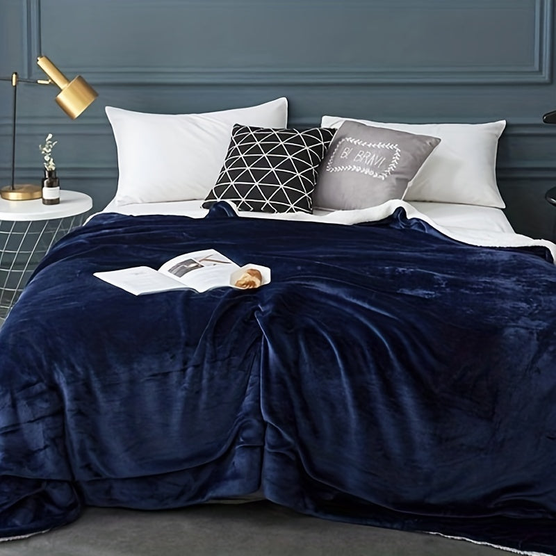 Chic Sherpa Fleece Blanket for Optimal Comfort Noxord