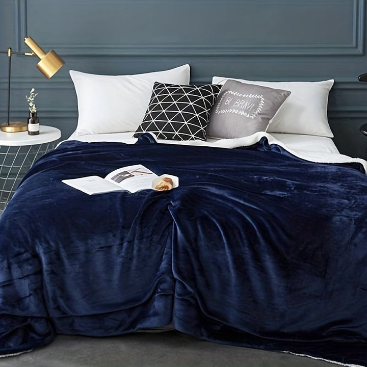 Chic Sherpa Fleece Blanket for Optimal Comfort Noxord